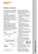 Application note:  Quality assurance