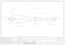 Technical drawing:  A-6560-2659 stylus for BLUM probes